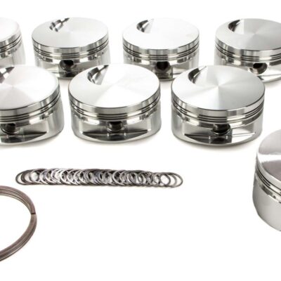 BBC Flat Top Piston Set 4.500 Bore -3cc