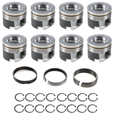 Duramax PowerPak Piston Set 4.075 Bore 6.6L LP5