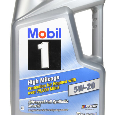 5w20 High Mileage Oil 5 Qt Bottle