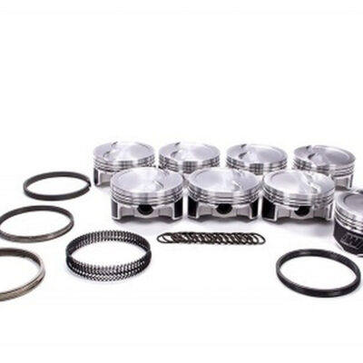 GM LS Piston & Ring Set Dome 4.030 Bore  +5cc